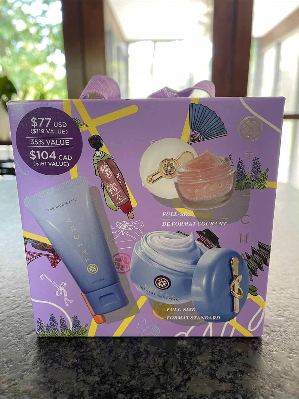 Tatcha Dewy Skin Plump Lips Kit 3 piece set purify, nourish & comfort $119 value - Picture 3 of 11